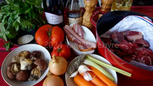 Daube of Nice: ingredients