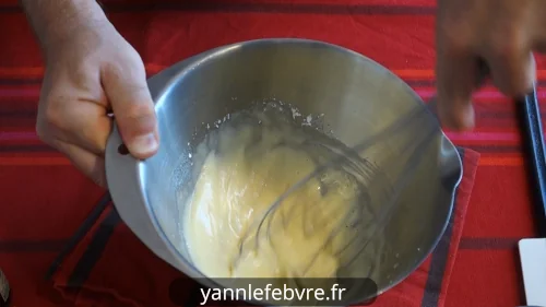 Pastry cream: blanch the preparation of yann lefebvre