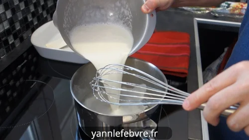 Pastry cream: cooking the cream by Yann Lefebvre