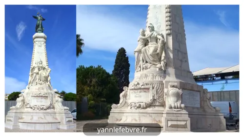 Promenade des Anglais: centenary monument by Yann Lefebvre