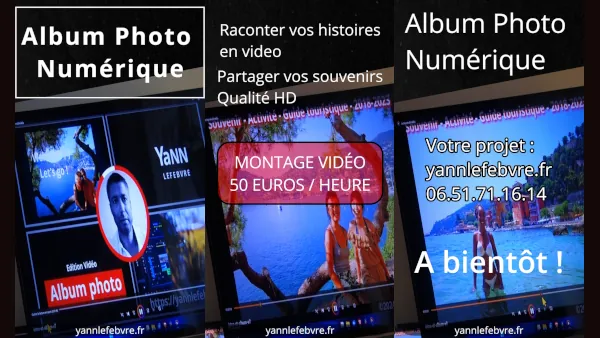 Yann Lefebvre: Freelance video editor Digital photo album