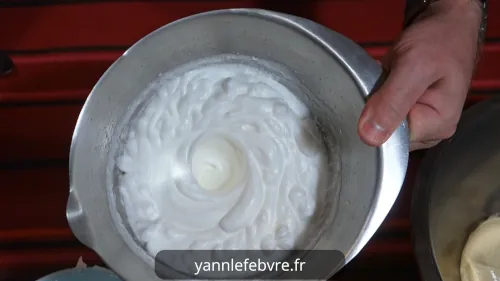 Tiramisu - whipped egg whites by Yann Lefebvre