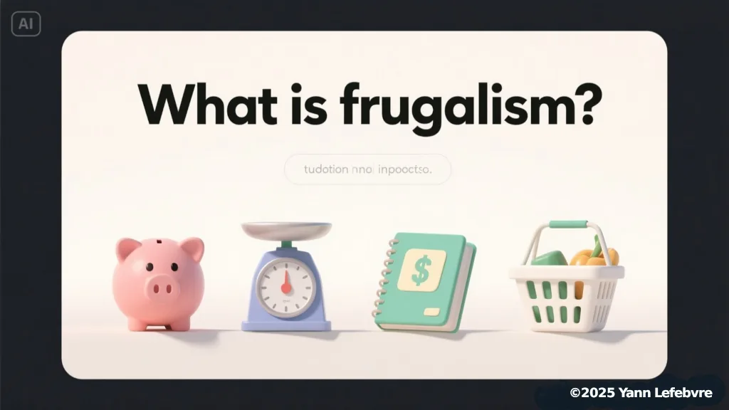 Frugalism: image created with AI by Yann Lefebvre